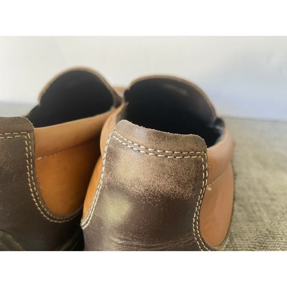 Cole Haan C03559 Tucker Venetian Two-tone Tan Slip On Loafer‎ Men's Sz. 9 M